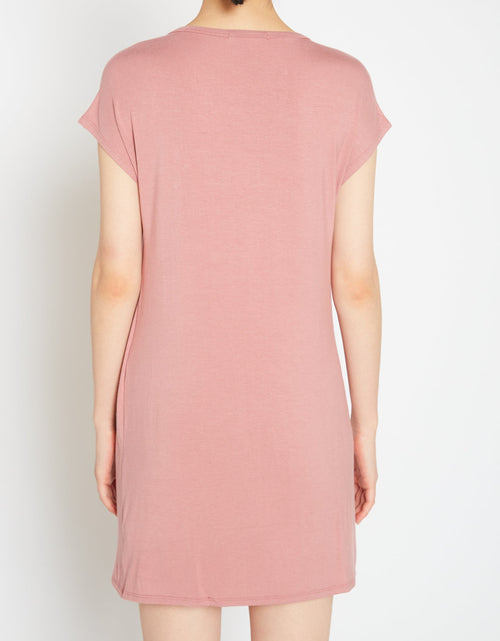 Load image into Gallery viewer, Basic Women's V-Neck Mini Wrap Dress by Shop at Konus
