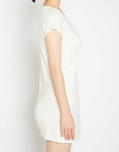 Load image into Gallery viewer, Basic Women's V-Neck Mini Wrap Dress by Shop at Konus
