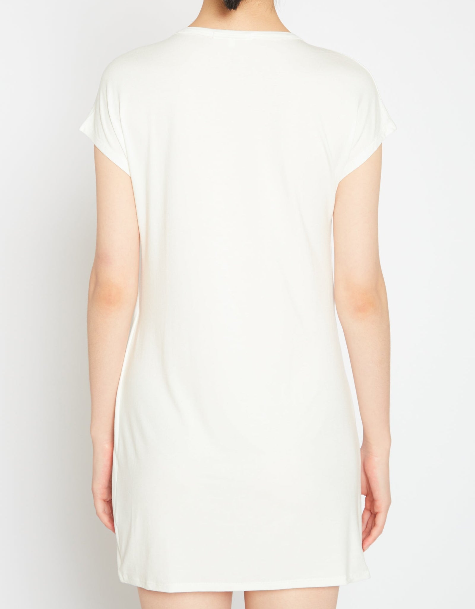 Basic Women's V-Neck Mini Wrap Dress by Shop at Konus