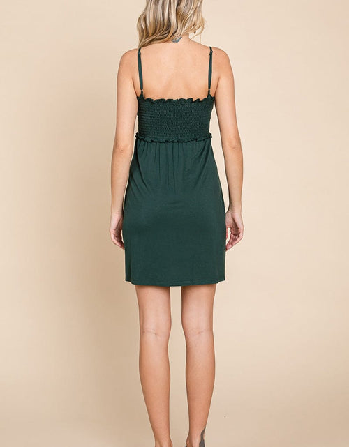 Load image into Gallery viewer, Tie Knot Bust Mini Dress by RolyPoly Apparel
