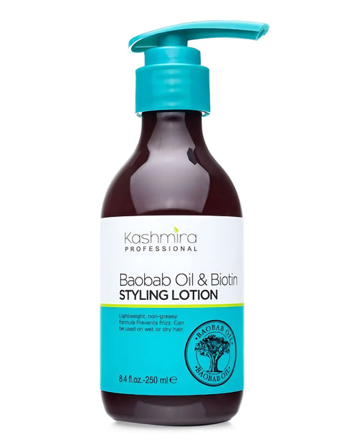 Load image into Gallery viewer, Baobab Oil &amp; Biotin Professional Hydrating Styling Lotion
