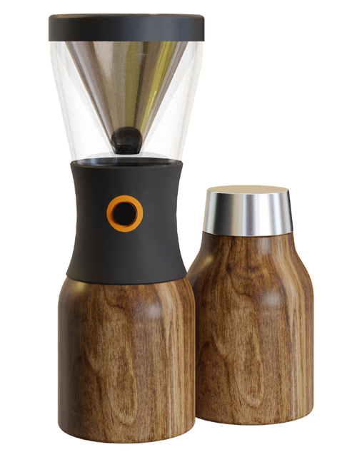 Load image into Gallery viewer, Natural Wood Cold Brew Coffee Maker by ASOBU®

