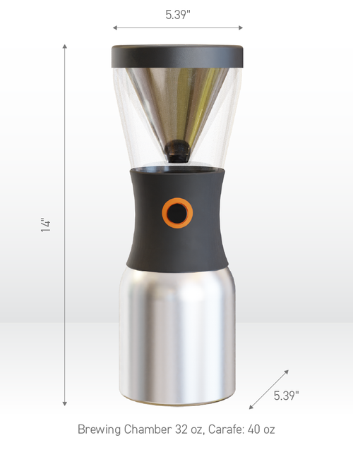 Load image into Gallery viewer, Natural Wood Cold Brew Coffee Maker by ASOBU®
