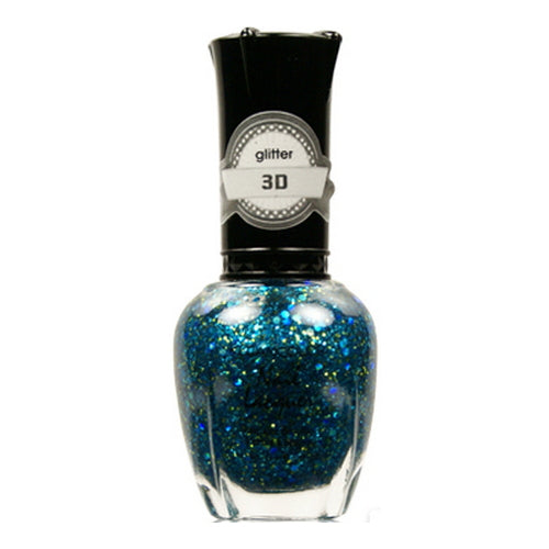 Load image into Gallery viewer, KLEANCOLOR 3D Nail Lacquer - Luv U TEAL I Find Someone Better
