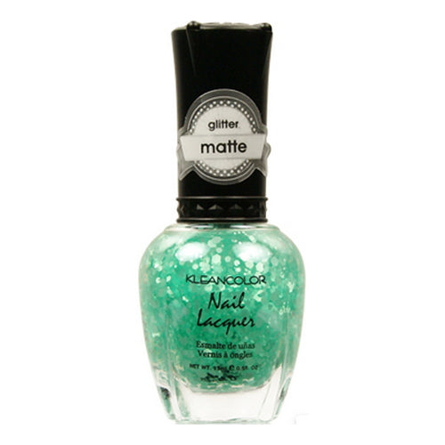 Load image into Gallery viewer, KLEANCOLOR Glitter Matte Nail Lacquer - On-Off Relationship
