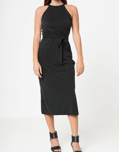 Load image into Gallery viewer, Women's Haltered Sheath Midi Dress by Shop at Konus
