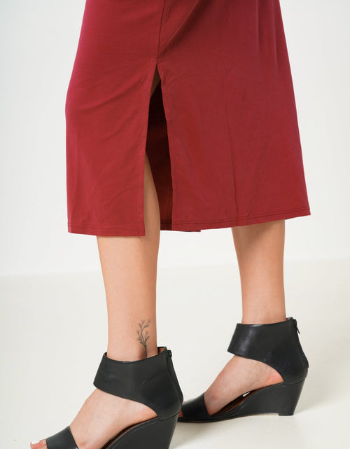 Load image into Gallery viewer, Women's Haltered Sheath Midi Dress by Shop at Konus
