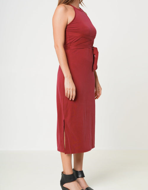 Load image into Gallery viewer, Women's Haltered Sheath Midi Dress by Shop at Konus
