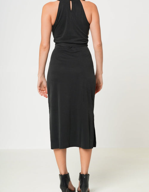 Load image into Gallery viewer, Women's Haltered Sheath Midi Dress by Shop at Konus
