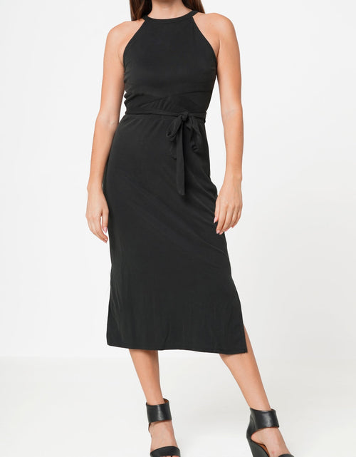 Load image into Gallery viewer, Women's Haltered Sheath Midi Dress by Shop at Konus
