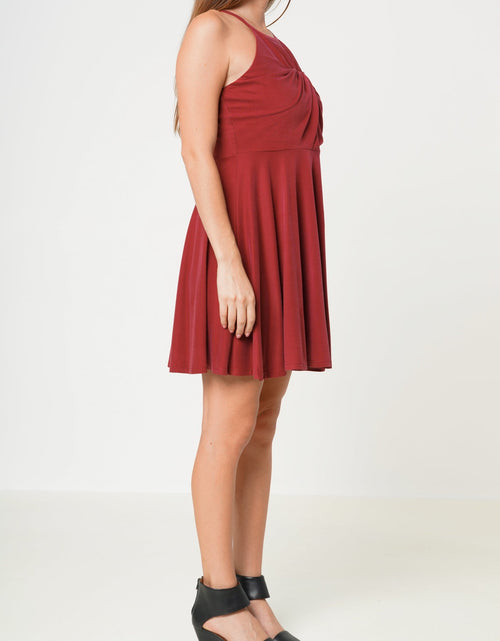 Load image into Gallery viewer, Women's Halter Neck Gathered Front Dress by Shop at Konus
