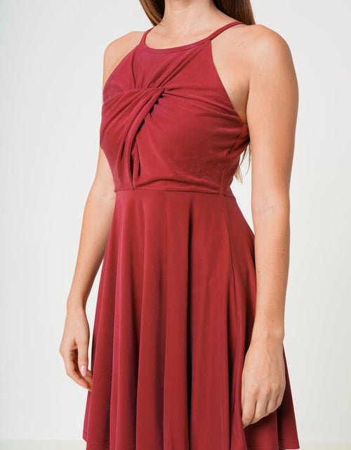 Load image into Gallery viewer, Women's Halter Neck Gathered Front Dress by Shop at Konus
