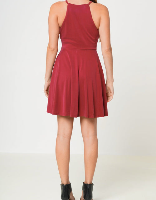 Load image into Gallery viewer, Women's Halter Neck Gathered Front Dress by Shop at Konus
