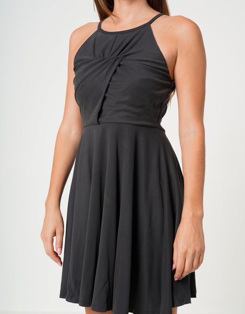 Load image into Gallery viewer, Women's Halter Neck Gathered Front Dress by Shop at Konus
