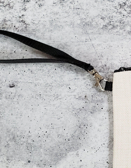 Load image into Gallery viewer, KNITTING SHIT + MAYBE WEED Ladies' Wristlet Bag by Salt and Sparkle
