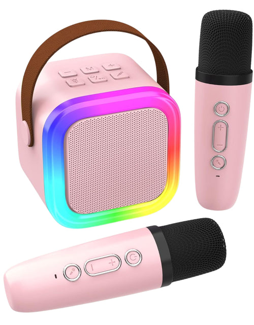Load image into Gallery viewer, Portable Karaoke Machine – Bluetooth Speaker with Wireless Microphone, Clear and Loud Sound
