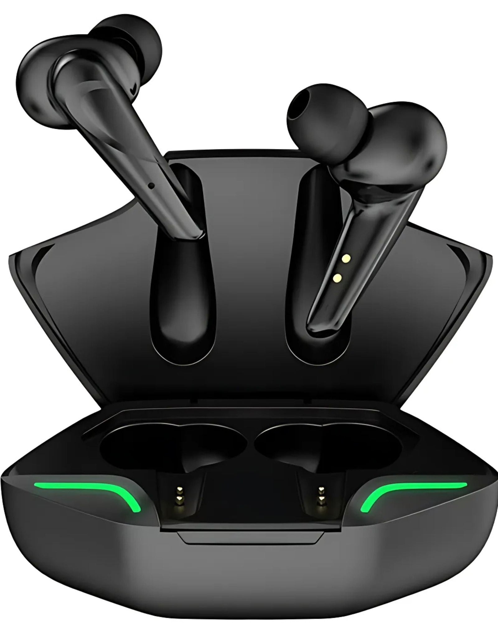 TWS Wireless Earbuds BT5.2 with LED Lights, In-Ear Mini Stereo Pods for Music & Sports