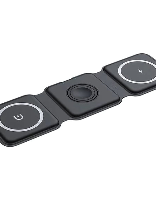 Load image into Gallery viewer, 3-in-1 Magnetic Wireless Charger Pad Stand - Fast Wireless Charging Dock Station
