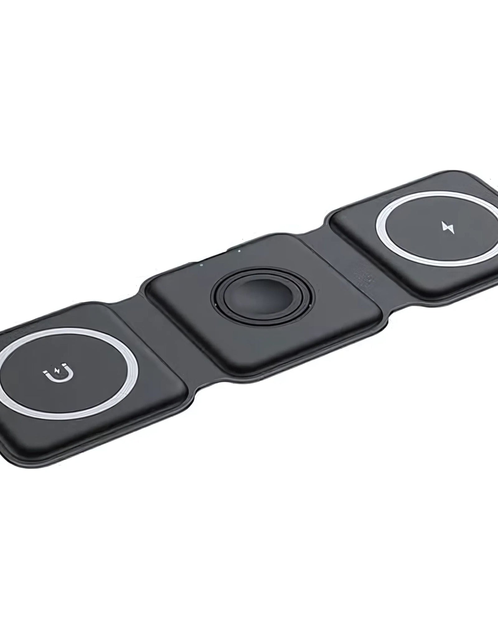 3-in-1 Magnetic Wireless Charger Pad Stand - Fast Wireless Charging Dock Station