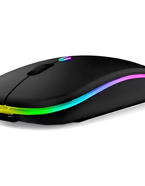 Load image into Gallery viewer, Wireless RGB Mouse – Silent Rechargeable Bluetooth Mouse with LED Backlight for PC &amp; Laptop
