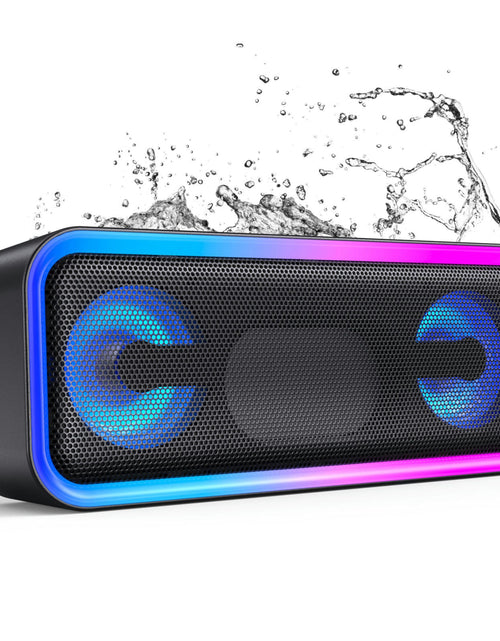 Load image into Gallery viewer, PRO Bluetooth Speaker – 20W Sound, IPX6 Waterproof, 20H Playtime, RGB Lights, Deep Bass
