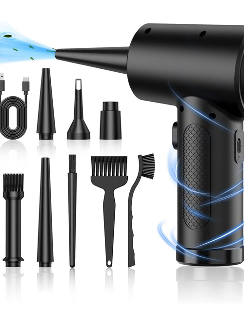Load image into Gallery viewer, Cordless Air Duster – 51000RPM Turbo Blower with LED, Portable
