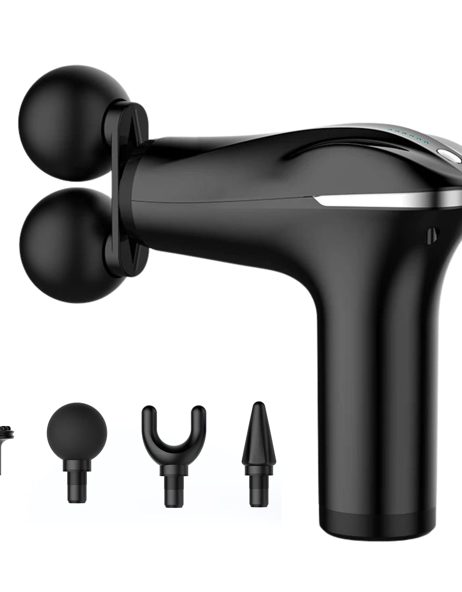 Dual Head Massage Gun – Handheld Deep Tissue Professional Massager