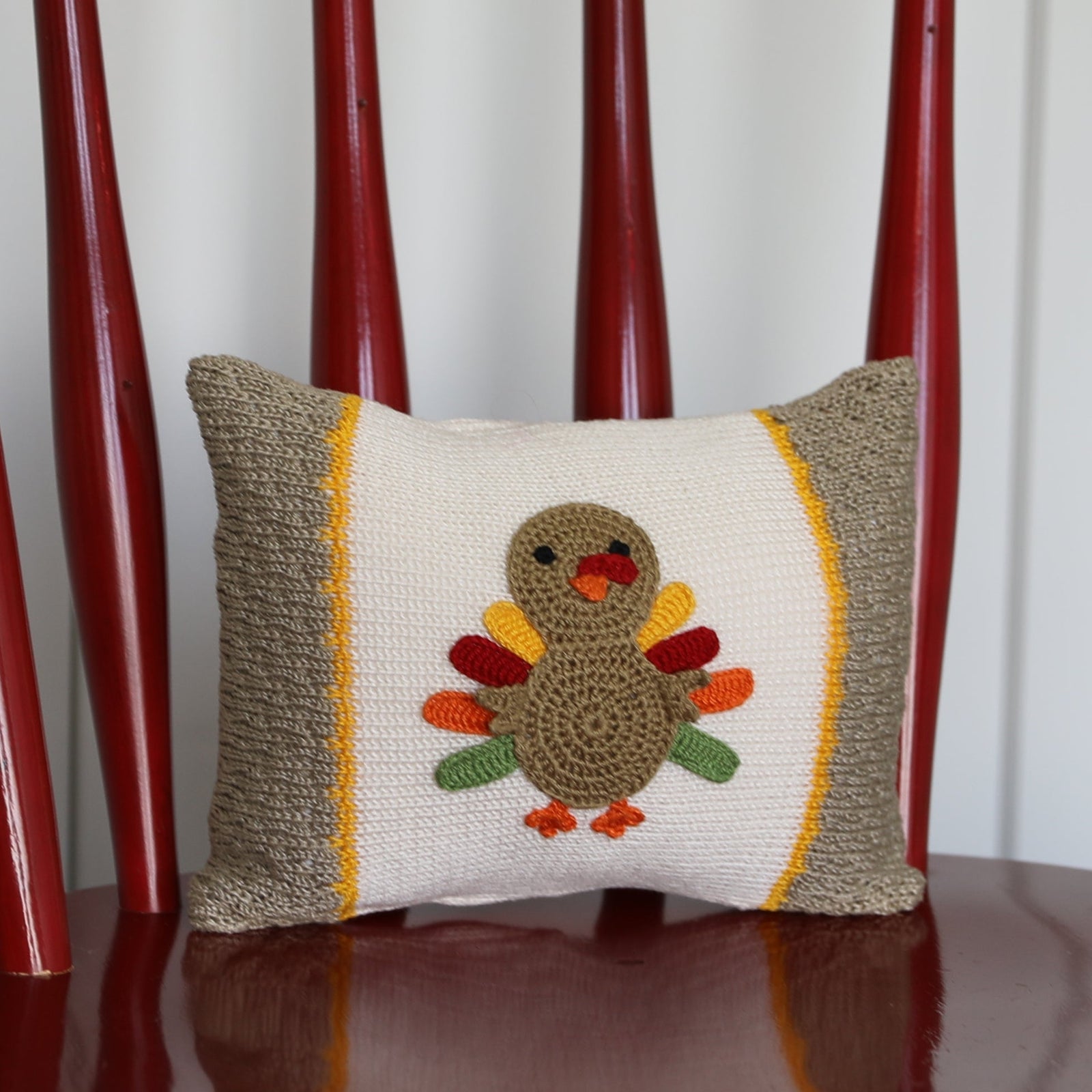 Turkey Mini Pillow by Melange Collection