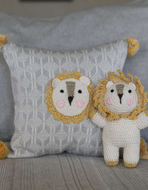 Load image into Gallery viewer, Lion 10" Pillow by Melange Collection
