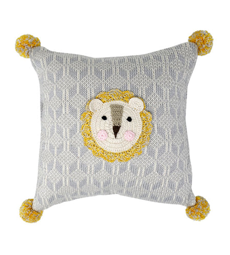 Lion 10" Pillow by Melange Collection
