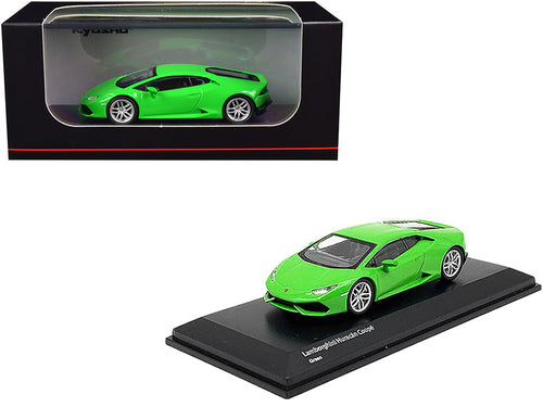 Load image into Gallery viewer, Lamborghini Huracan Coupe Bright Green 1/64 Diecast Model Car by Kyosho
