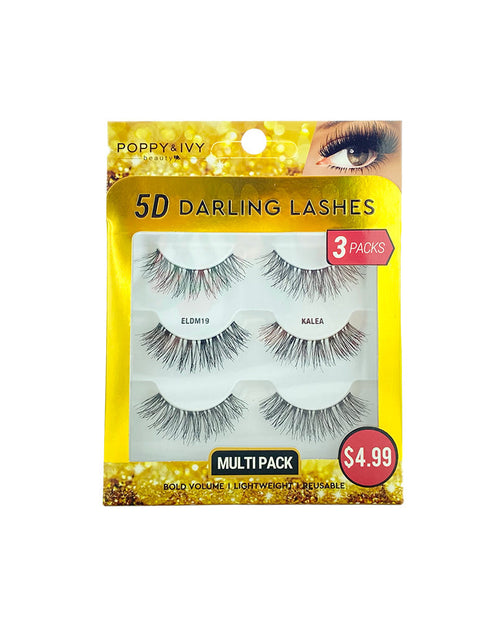 Load image into Gallery viewer, ABSOLUTE Poppy &amp; Ivy 5D Darling Lashes (3-Pack) - Kalea
