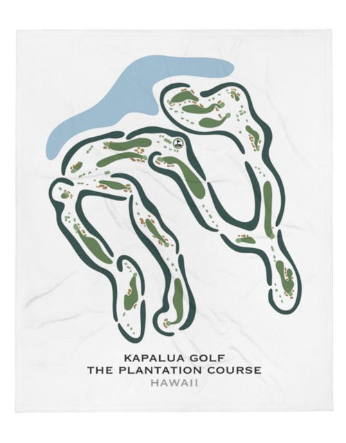 Load image into Gallery viewer, Kapalua Golf , The Plantation Course, Hawaii - Printed Golf Courses by Golf Course Prints
