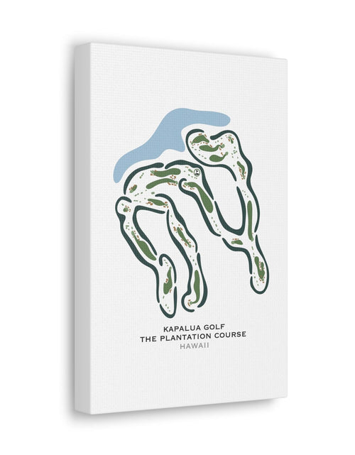 Load image into Gallery viewer, Kapalua Golf , The Plantation Course, Hawaii - Printed Golf Courses by Golf Course Prints
