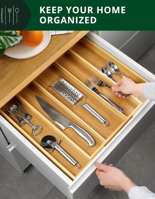 Load image into Gallery viewer, Expandable Utensil Organizer by Royal Craft Wood
