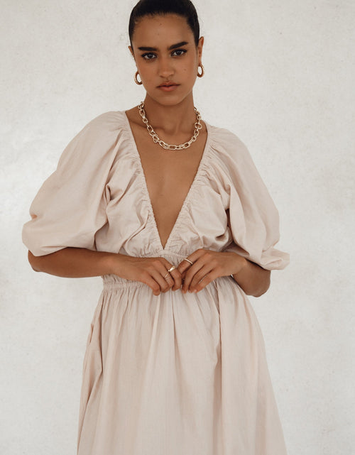 Load image into Gallery viewer, Kezas Cotton Maxi Dress by ELF
