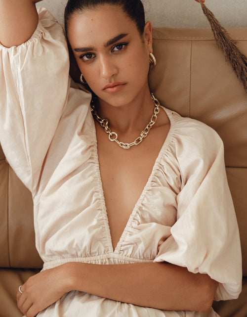Load image into Gallery viewer, Kezas Cotton Maxi Dress by ELF
