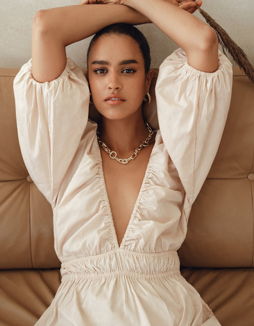 Load image into Gallery viewer, Kezas Cotton Maxi Dress by ELF

