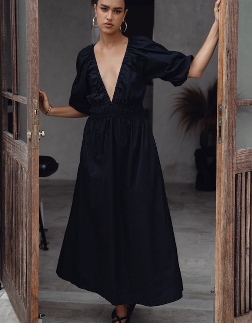 Load image into Gallery viewer, Kezas Cotton Maxi Dress by ELF
