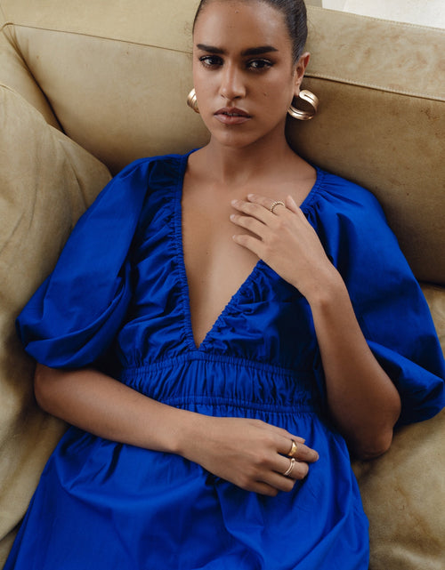 Load image into Gallery viewer, Kezas Cotton Maxi Dress by ELF
