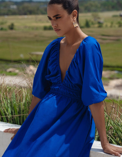 Load image into Gallery viewer, Kezas Cotton Maxi Dress by ELF
