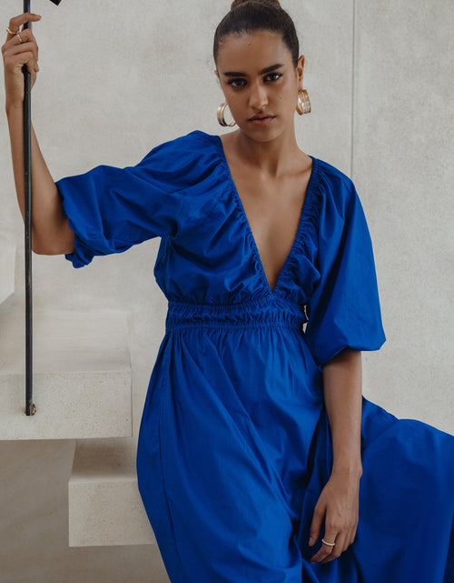 Load image into Gallery viewer, Kezas Cotton Maxi Dress by ELF

