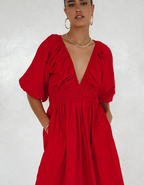 Load image into Gallery viewer, Kezas Cotton Maxi Dress by ELF
