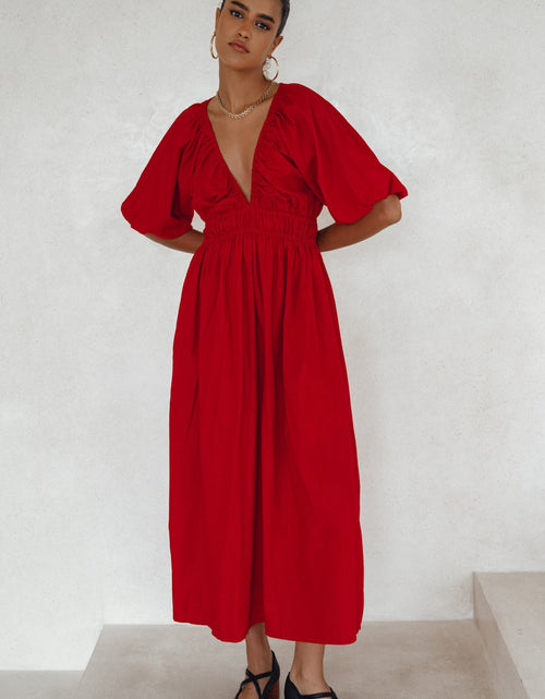 Load image into Gallery viewer, Kezas Cotton Maxi Dress by ELF
