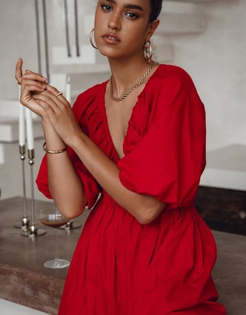 Load image into Gallery viewer, Kezas Cotton Maxi Dress by ELF
