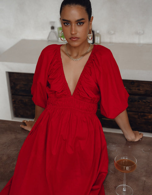 Load image into Gallery viewer, Kezas Cotton Maxi Dress by ELF
