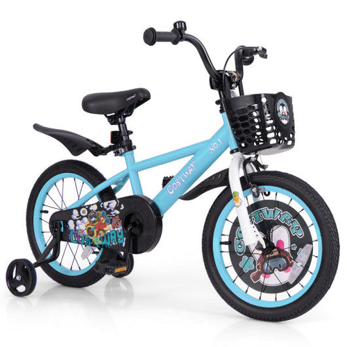 Load image into Gallery viewer, 16 Inch Kids Bike with Adjustable Handlebar and Saddle for 4-8 Years Old-16 inches
