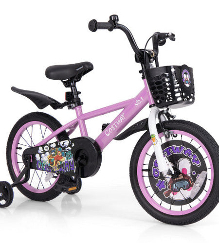 16 Inch Kids Bike for 4-8 Years Old Sport Bicycle with Adjustable Handlebar and Saddle-16 inches