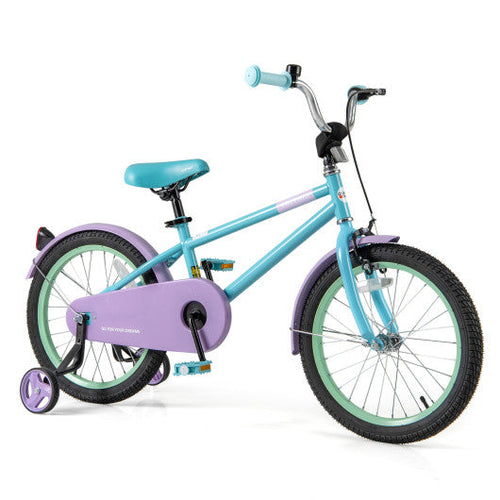 Load image into Gallery viewer, Kids Bike with Adjustable Handlebar and Saddle Purple-18 Inches
