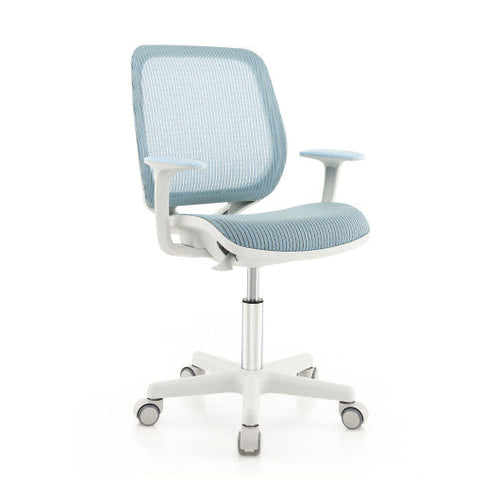 Load image into Gallery viewer, Swivel Mesh Children Computer Chair with Adjustable Height-Blue
